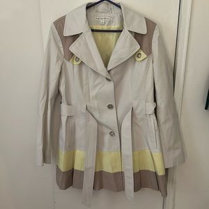 Via Spiga color block trench coat